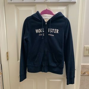 Hollister zip up hoodie